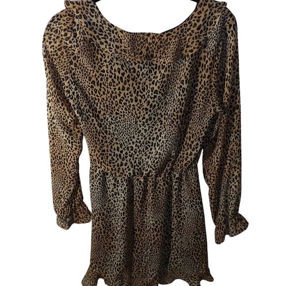 Justin Boots Cowboy Boots.Women S 6 Semi Sheer Leopard Print Lined Cinch Waist - Picture 2 of 3